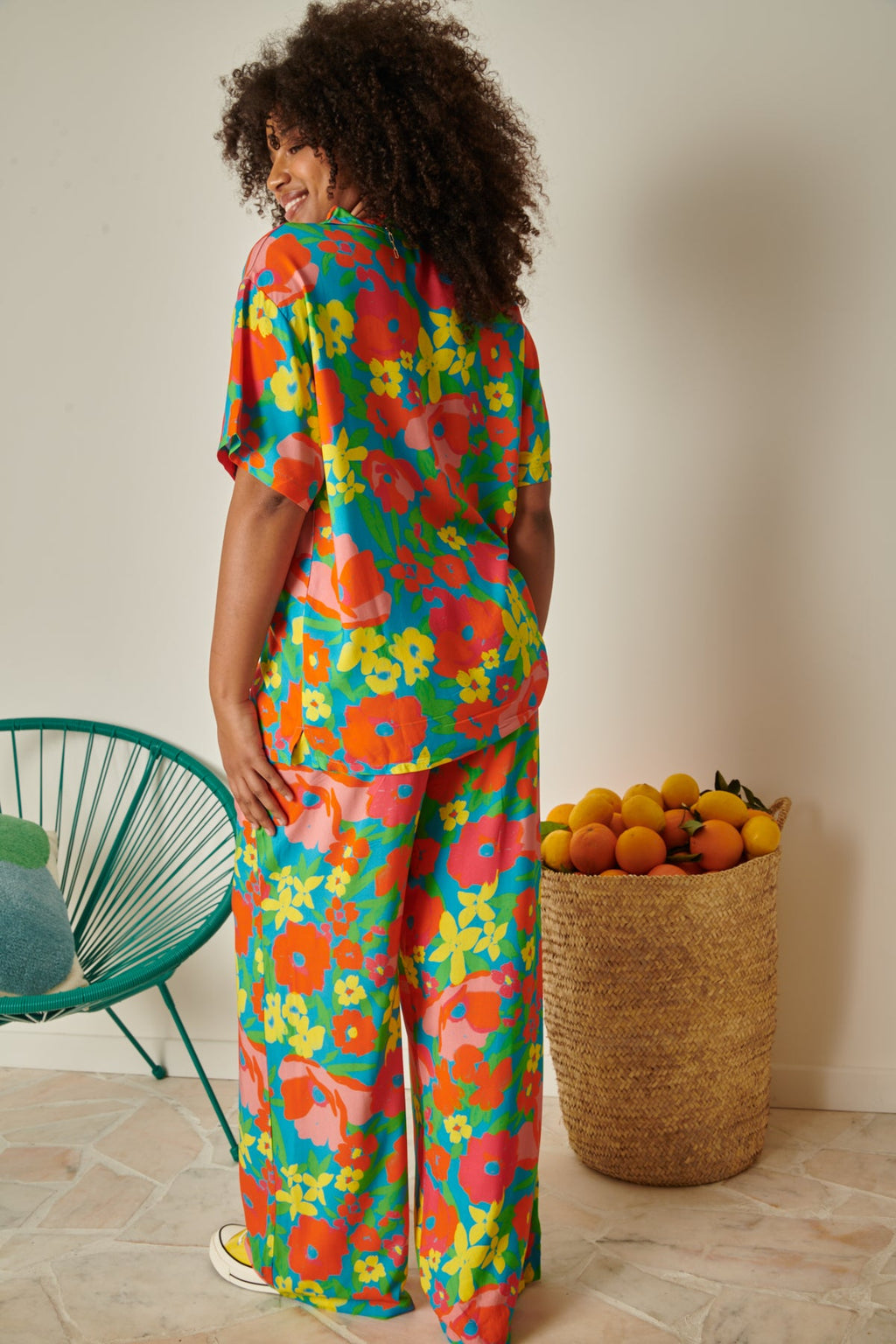 Ensemble Viscose - Allamanda Bleu