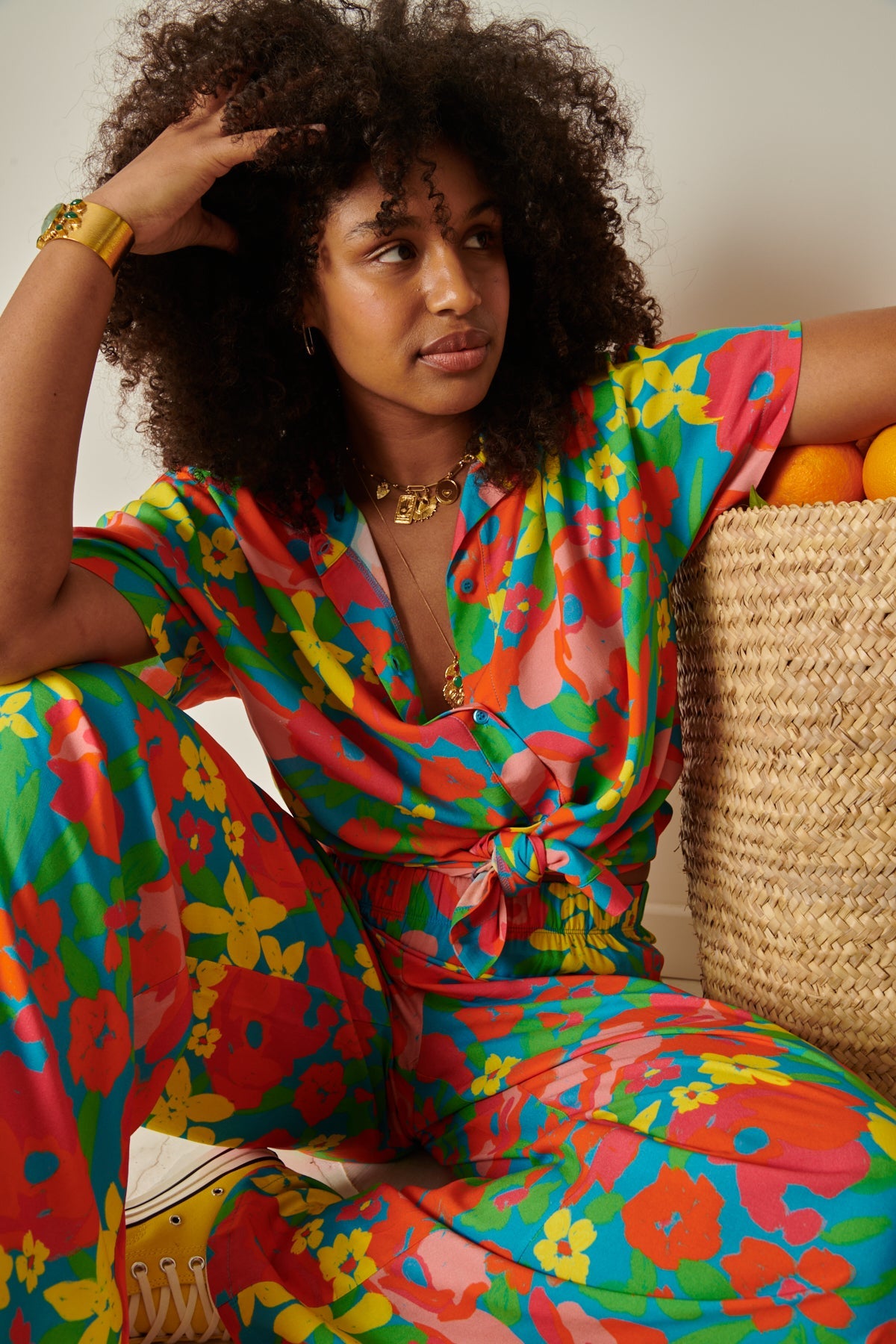 Ensemble Viscose - Allamanda Bleu