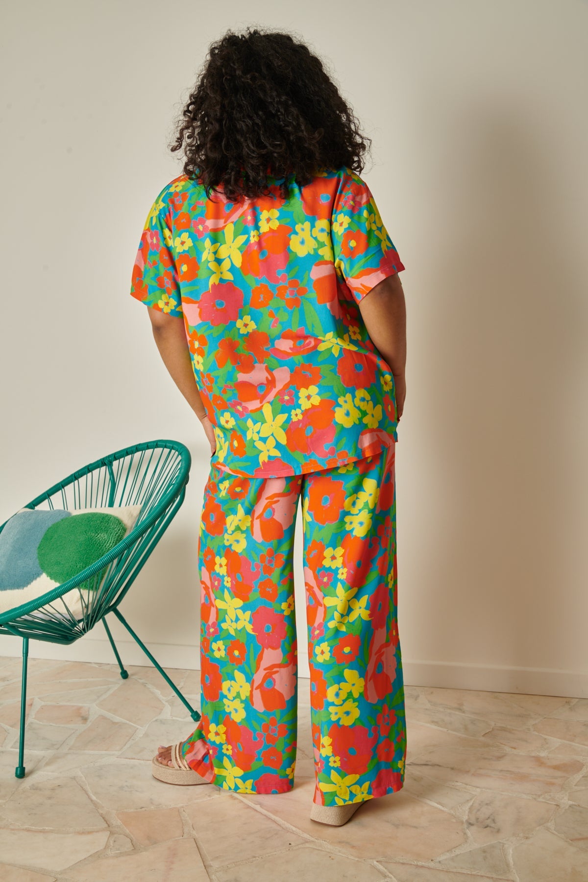 Ensemble Viscose - Allamanda Bleu