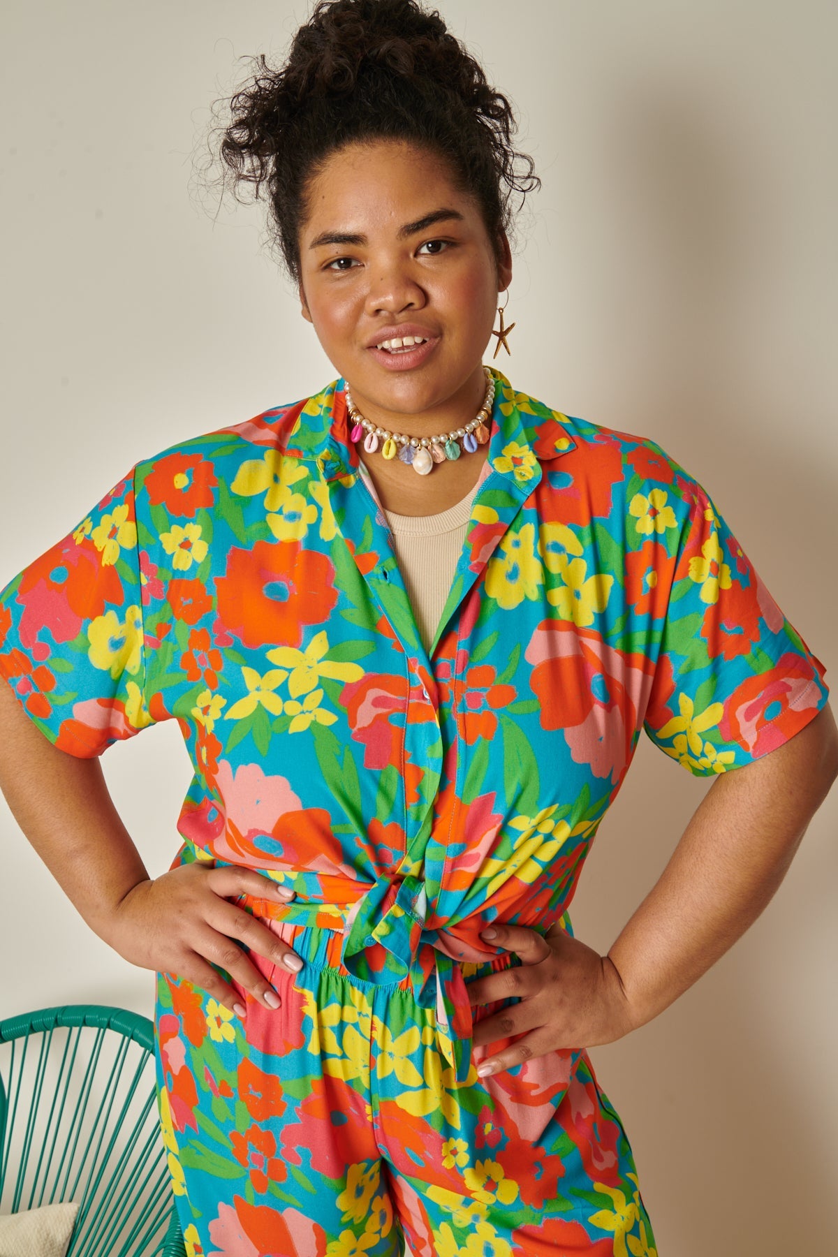 Ensemble Viscose - Allamanda Bleu