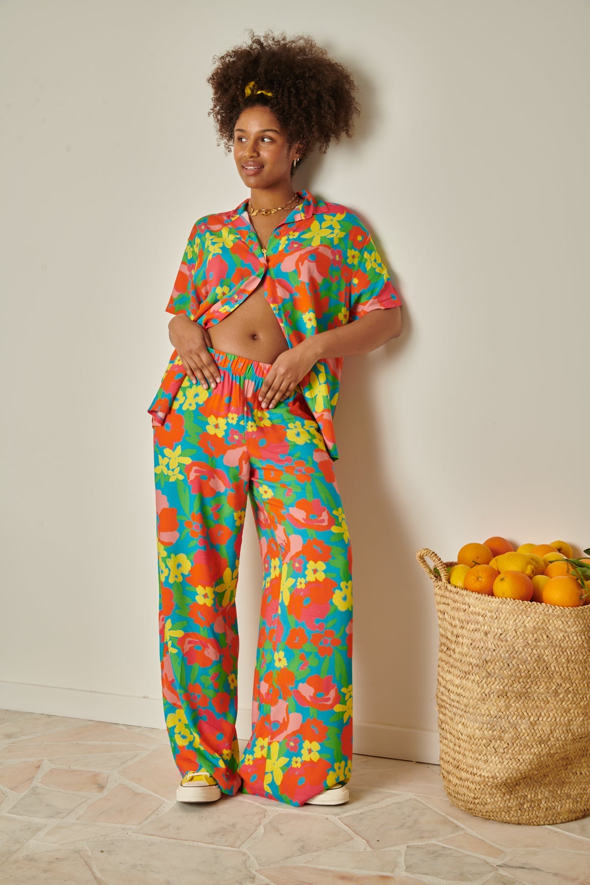Ensemble Viscose - Allamanda Bleu