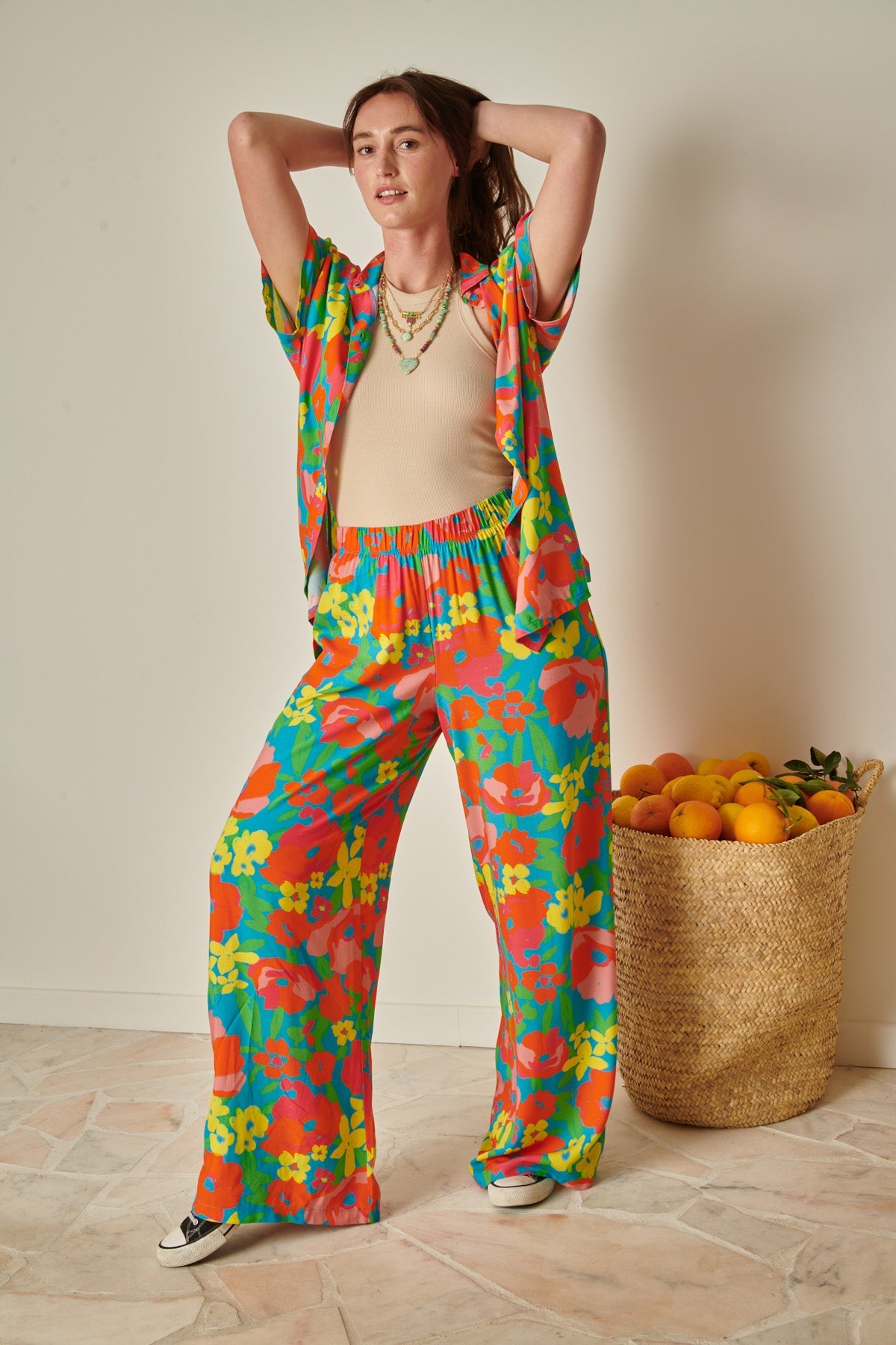 Ensemble Viscose - Allamanda Bleu