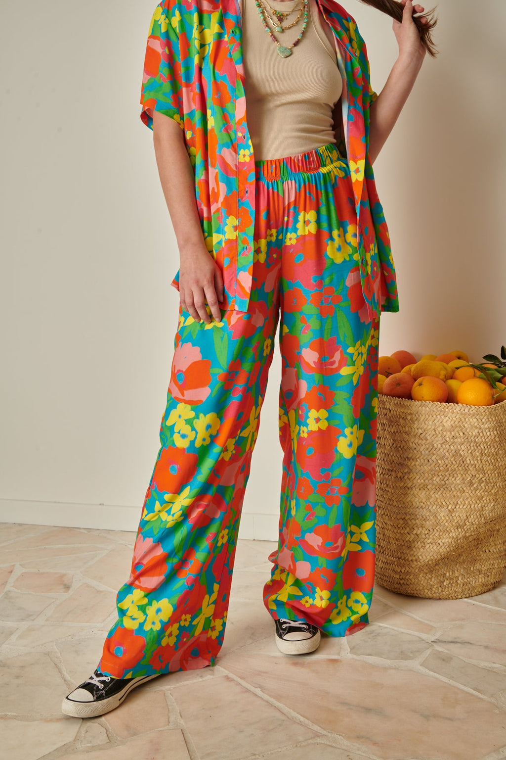 Ensemble Viscose - Allamanda Bleu