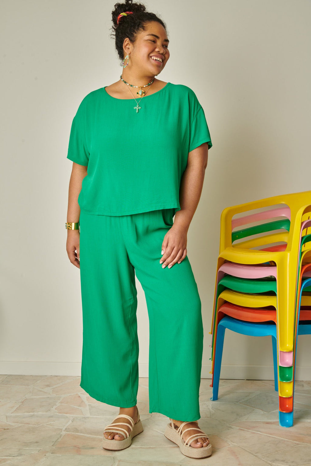 Ensemble Texturé - Vert