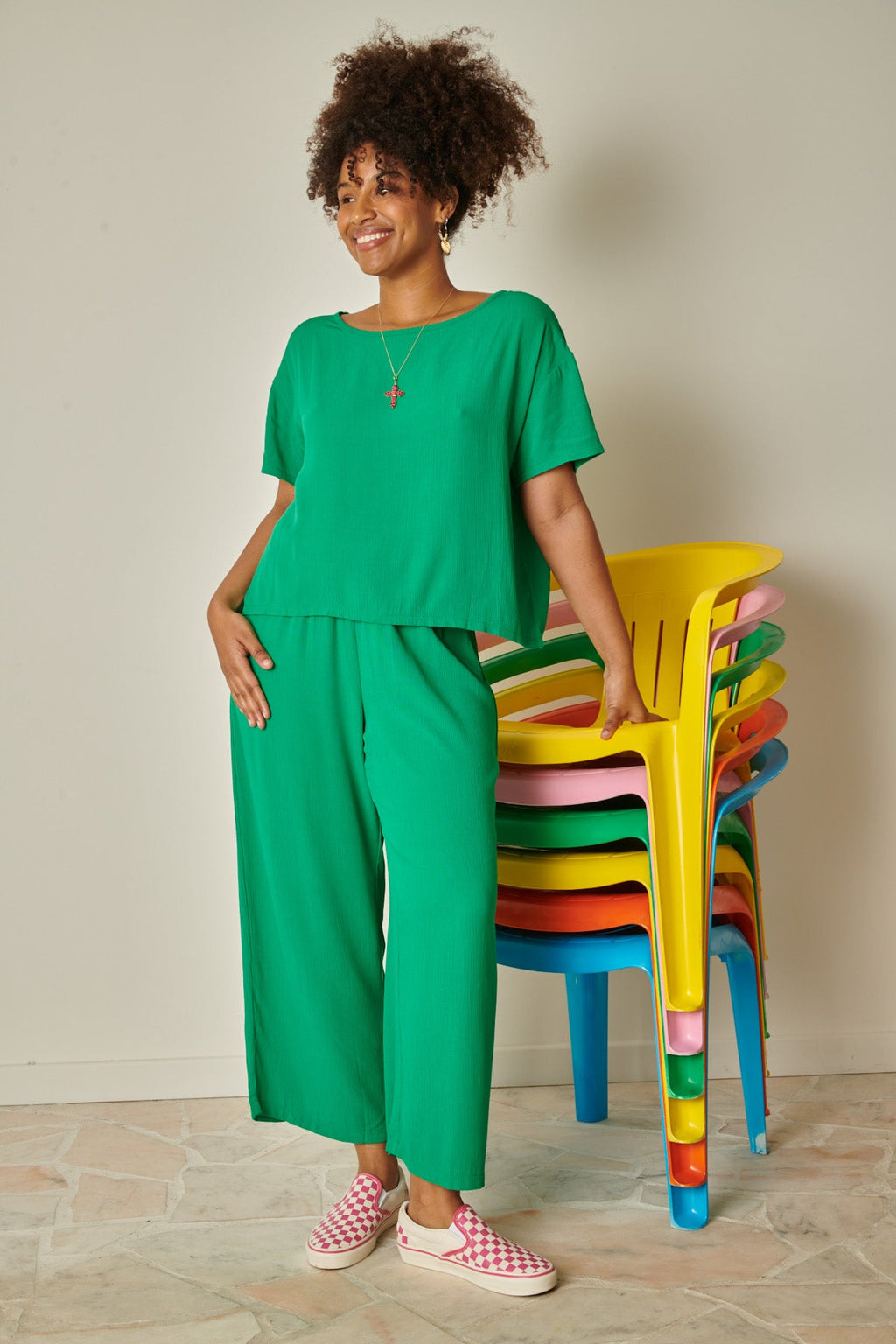 Ensemble Texturé - Vert