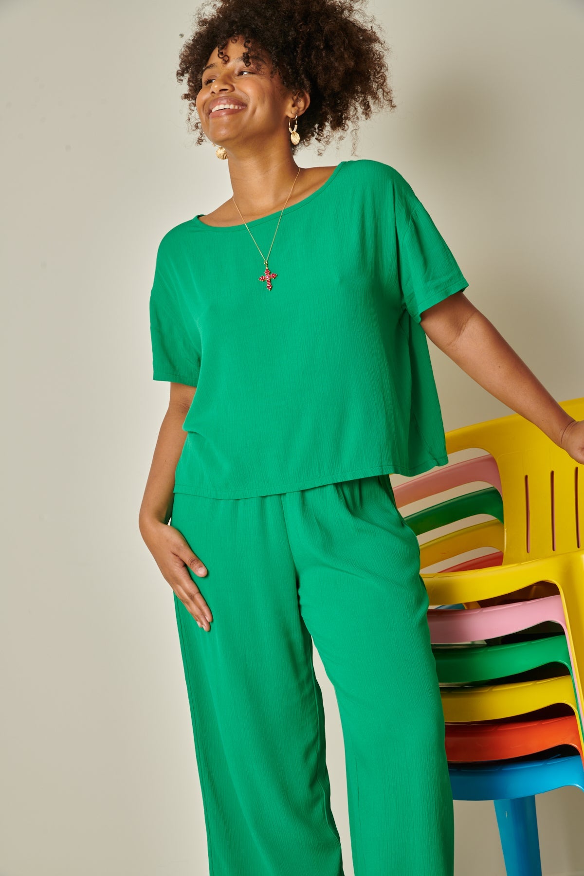 Ensemble Texturé - Vert