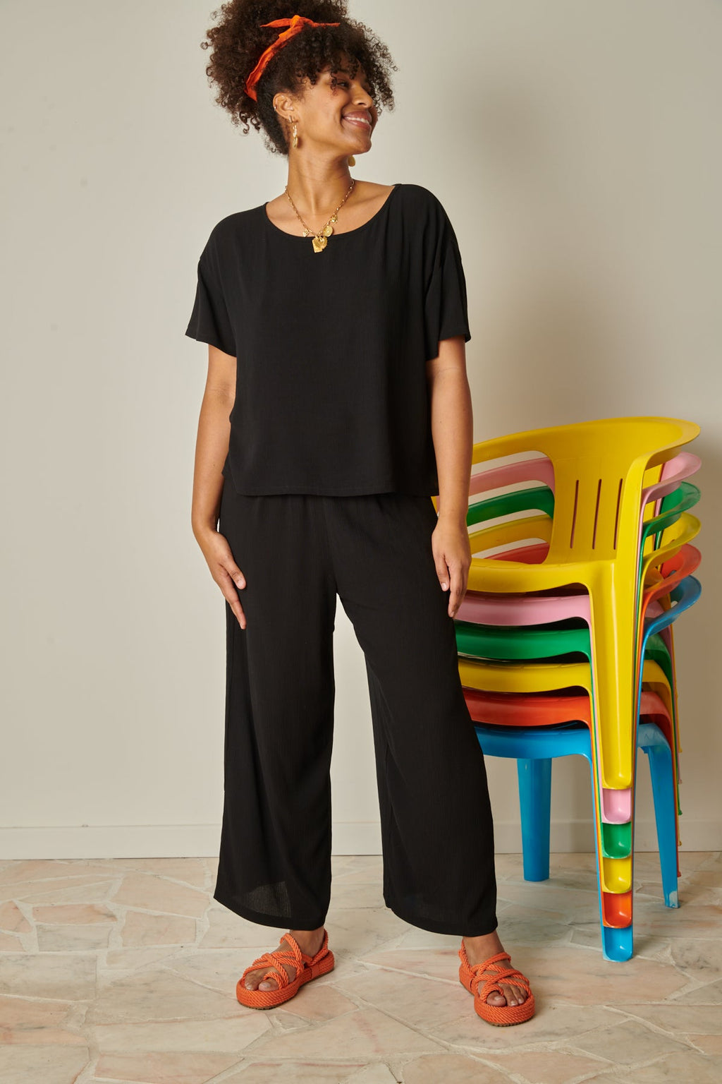 Ensemble Texturé - Noir