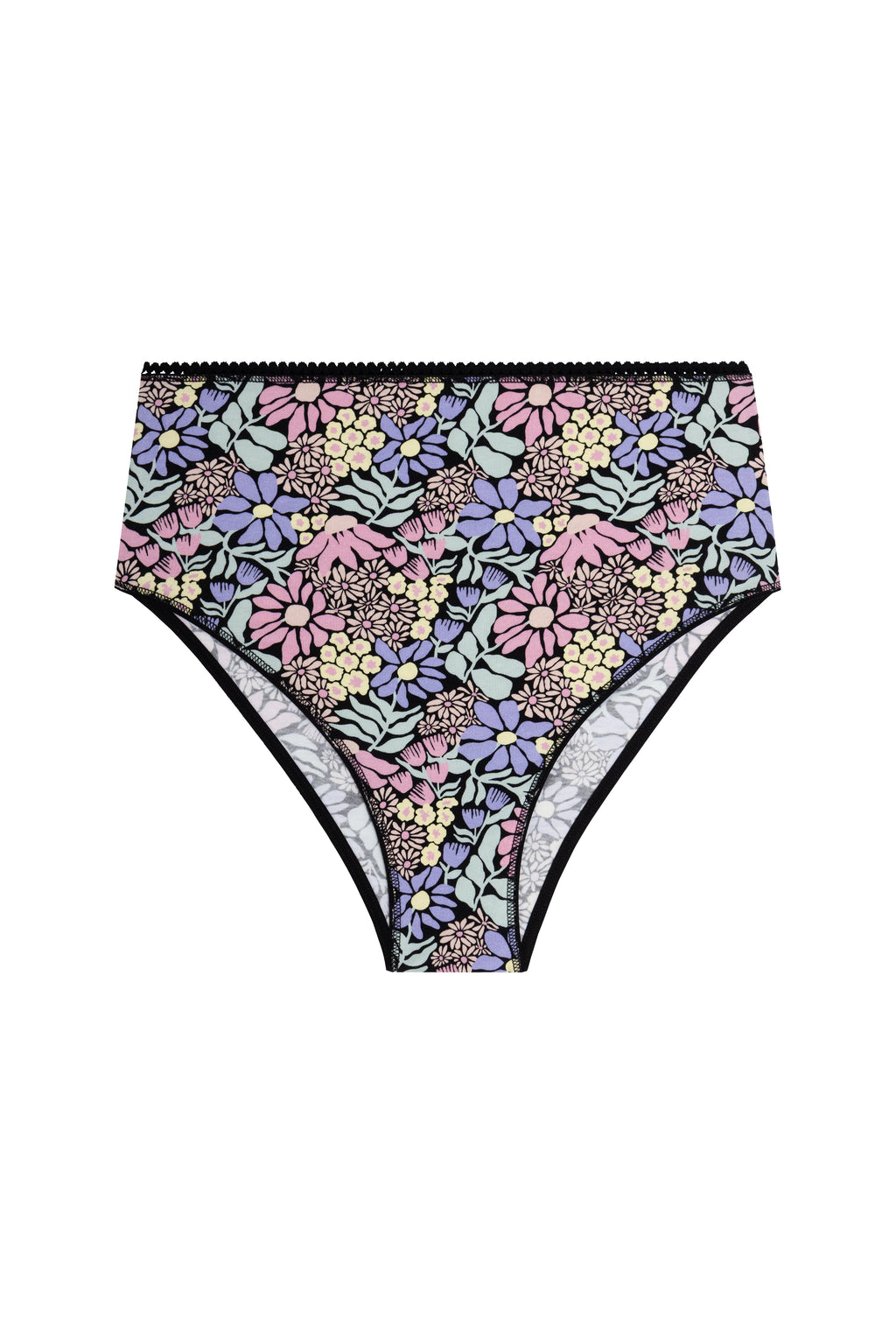 Culotte Taille Haute Coton BIO - Dalida Rose