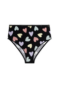 Culotte Taille Haute Coton BIO - Big Love Noir