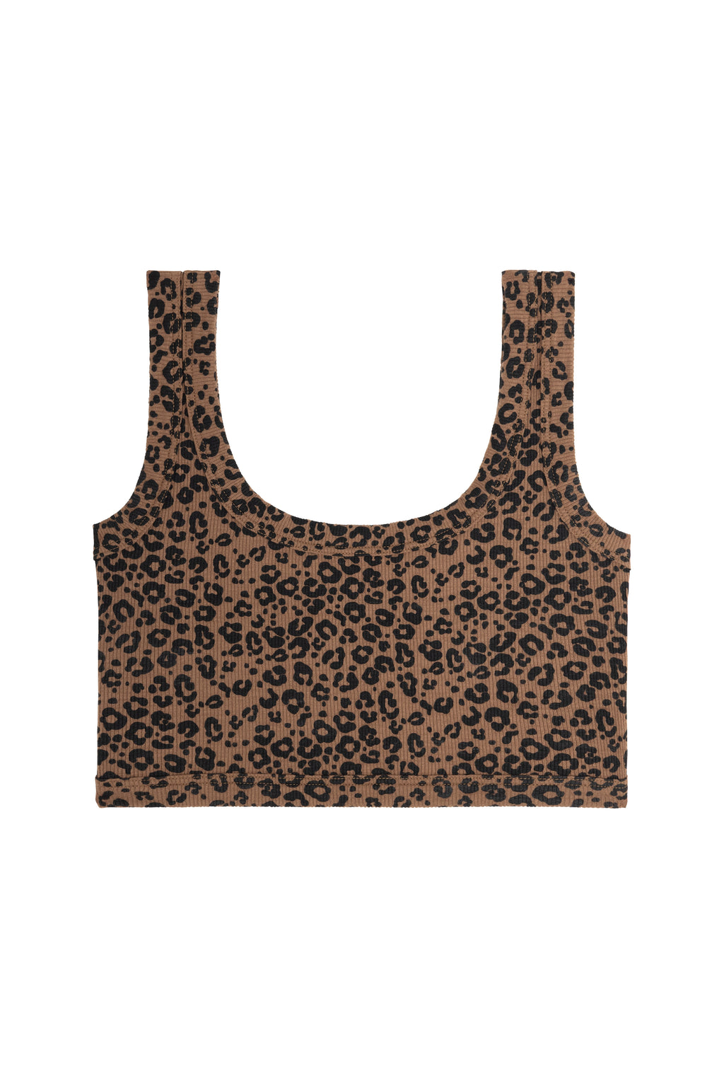 Top Viscose - Léopard Marron