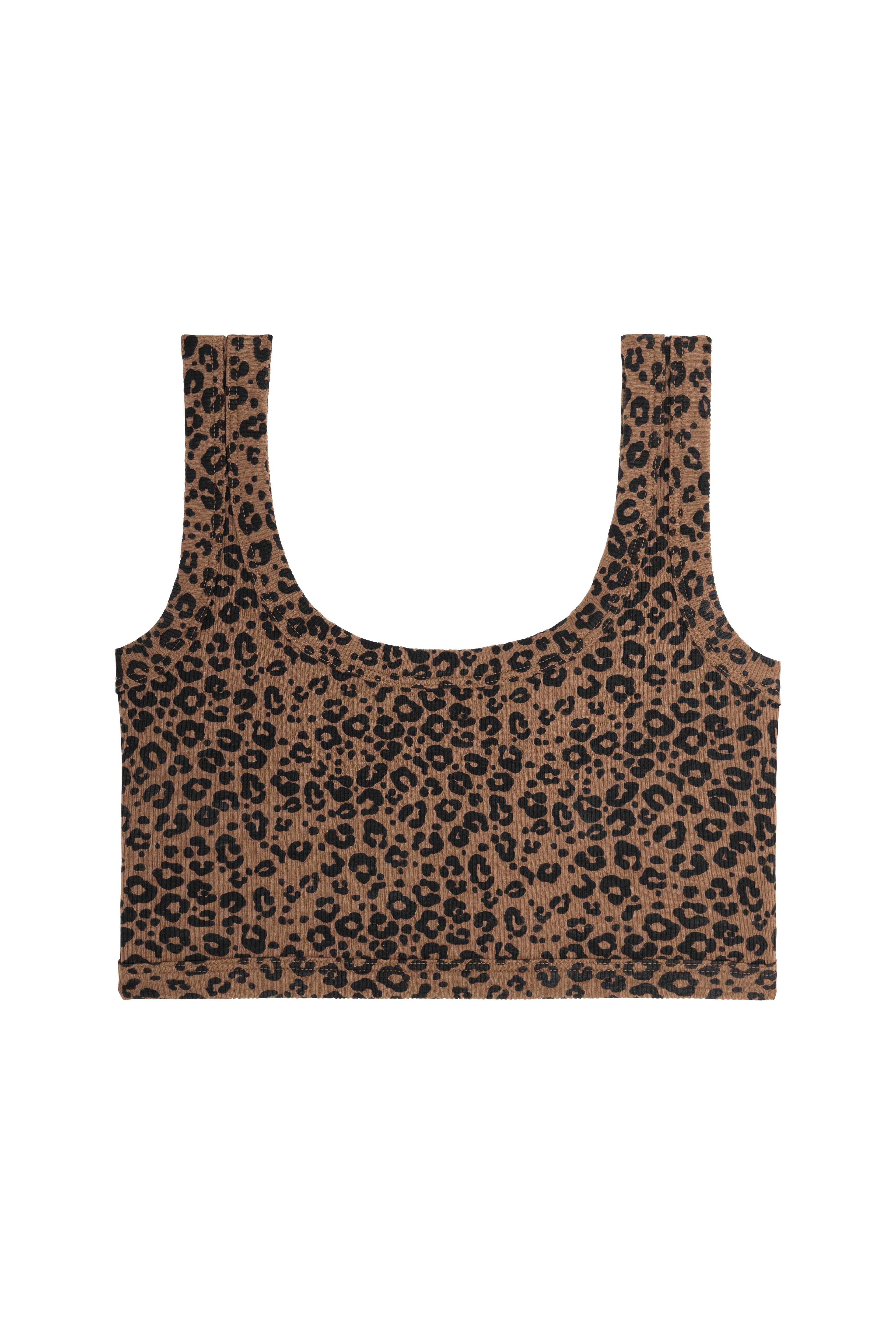 Top Viscose - Léopard Marron