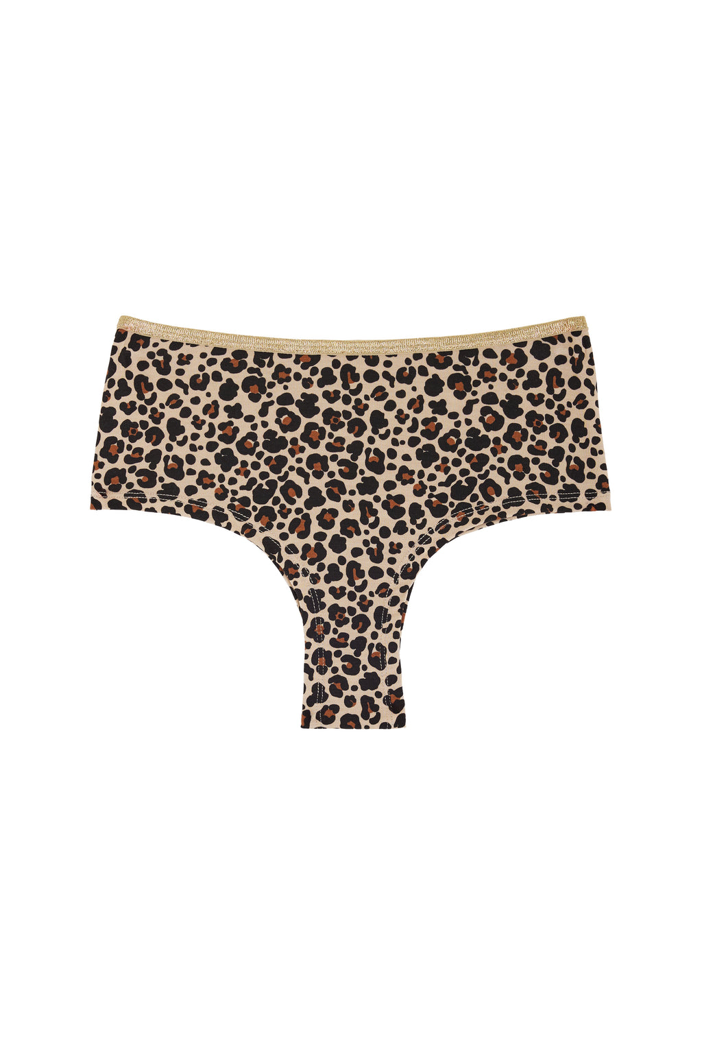 Shorty Tanga Lurex - Léopard