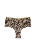 Shorty Tanga Lurex - Léopard