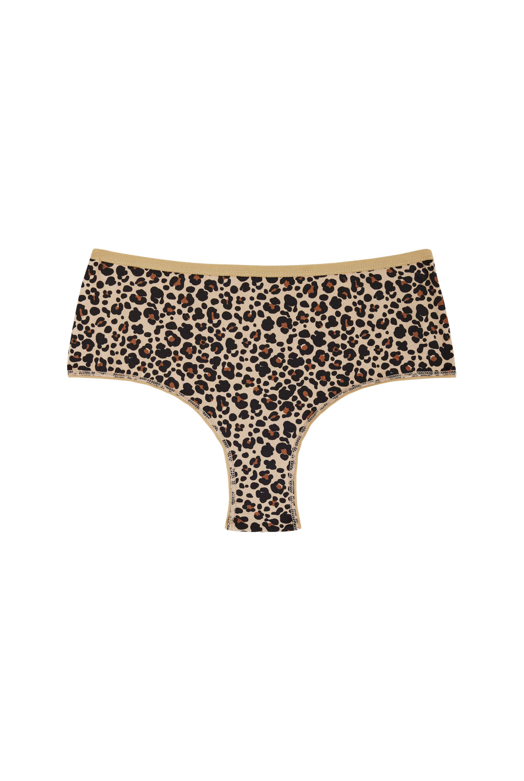 Shorty Tanga Coton BIO - Léopard