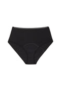 Culotte menstruelle Taille Haute GOTS - Flux abondant | Pirate Black