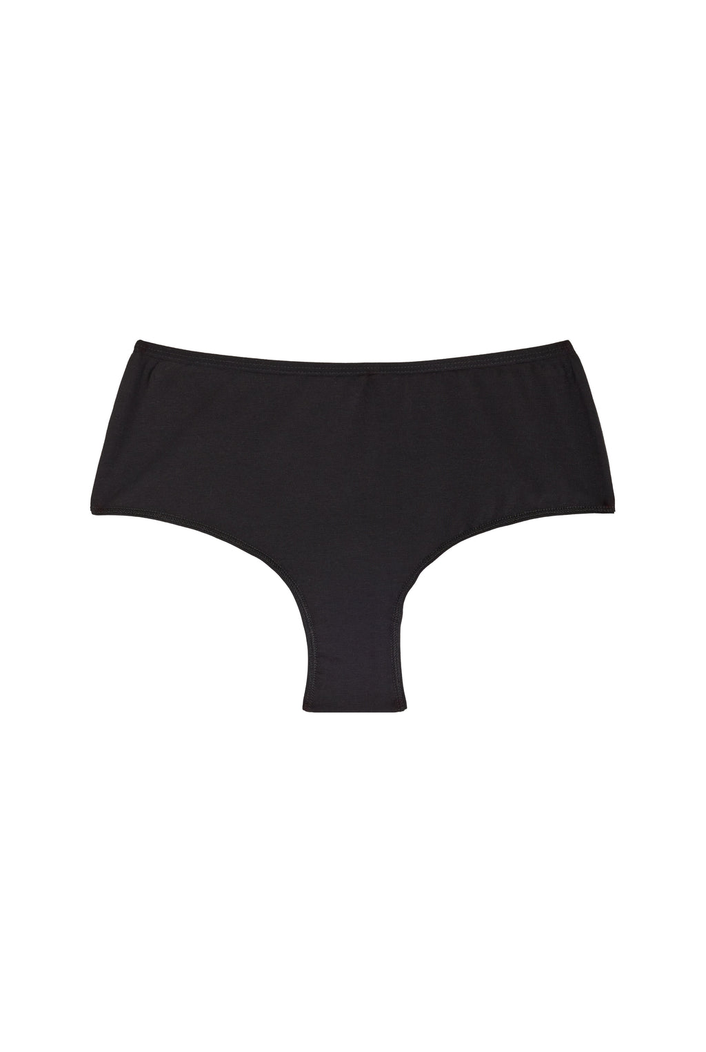 Shorty Tanga Coton BIO - Noir
