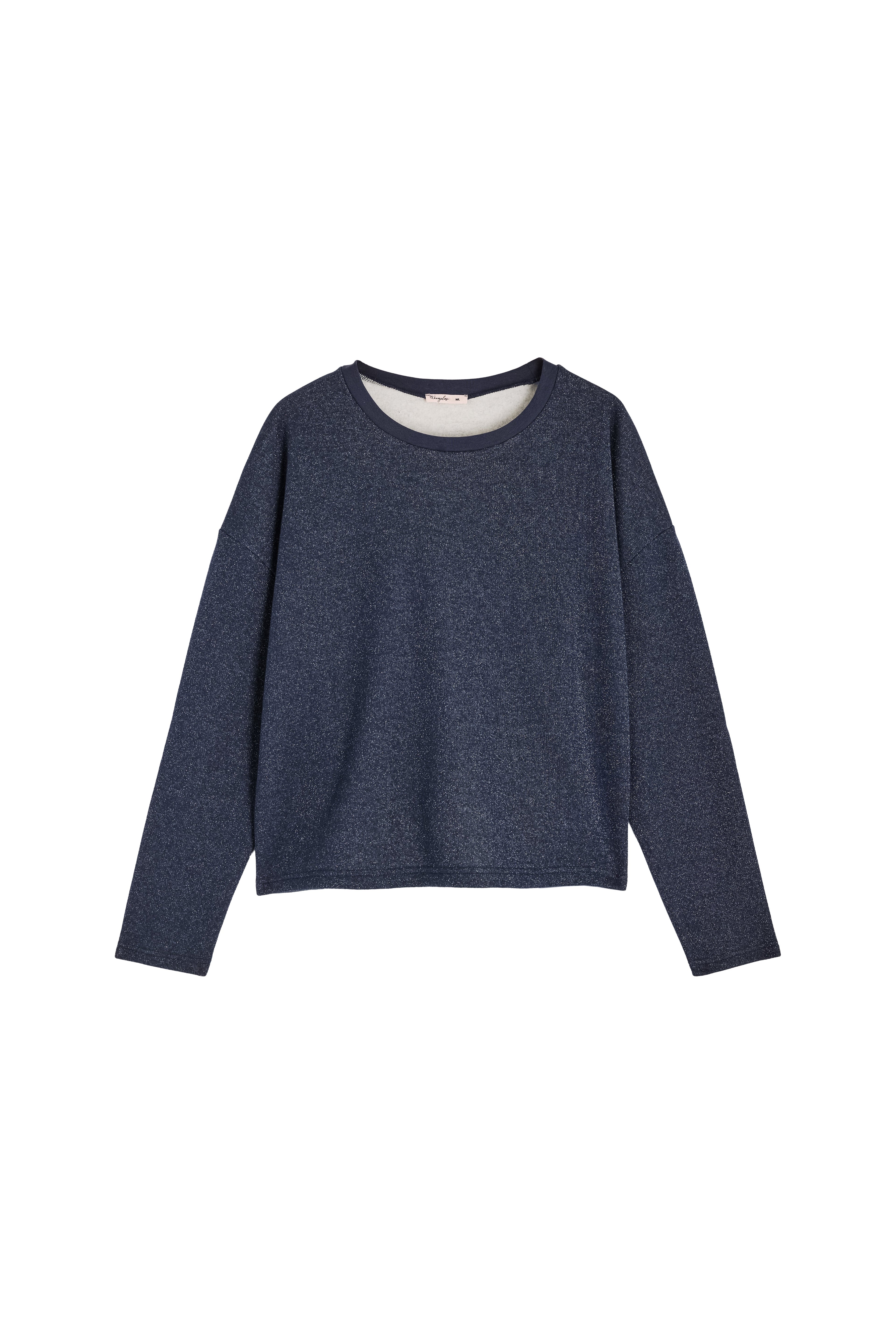 Sweat à Paillettes - Bleu Nuit