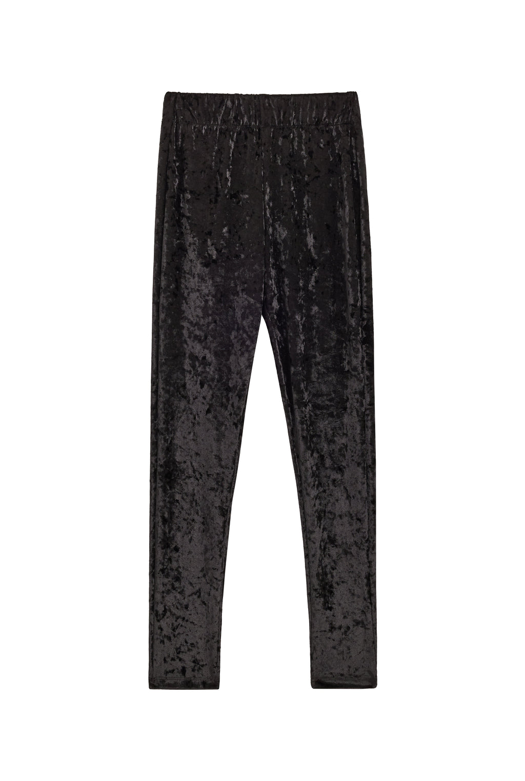 Leggings Velours Marbré - Noir