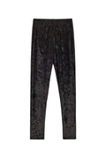 Leggings Velours Marbré - Noir