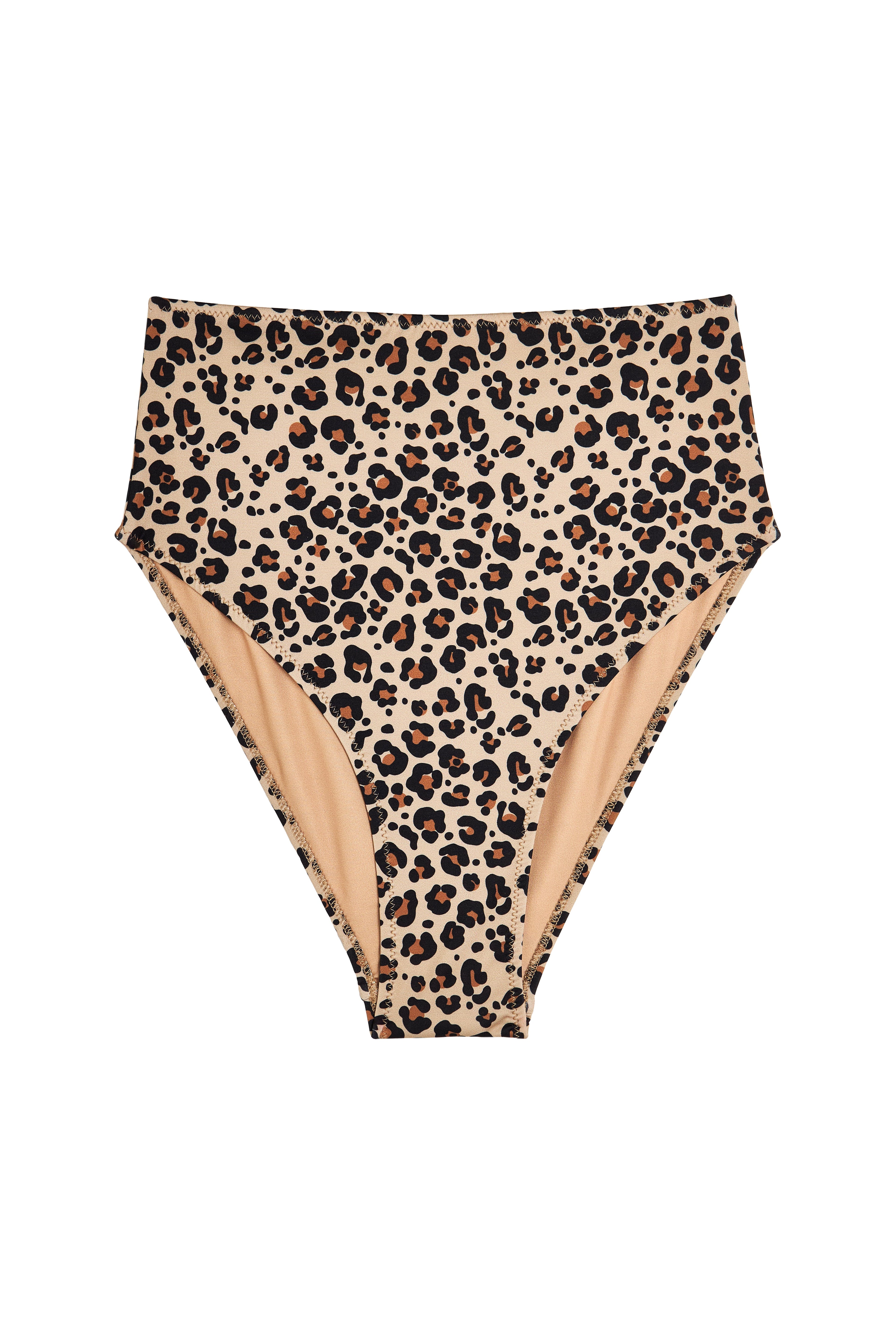 Culotte Taille Haute Maillot - Léopard
