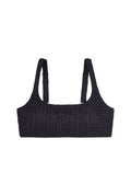 Brassière Maillot - Noir Texturé