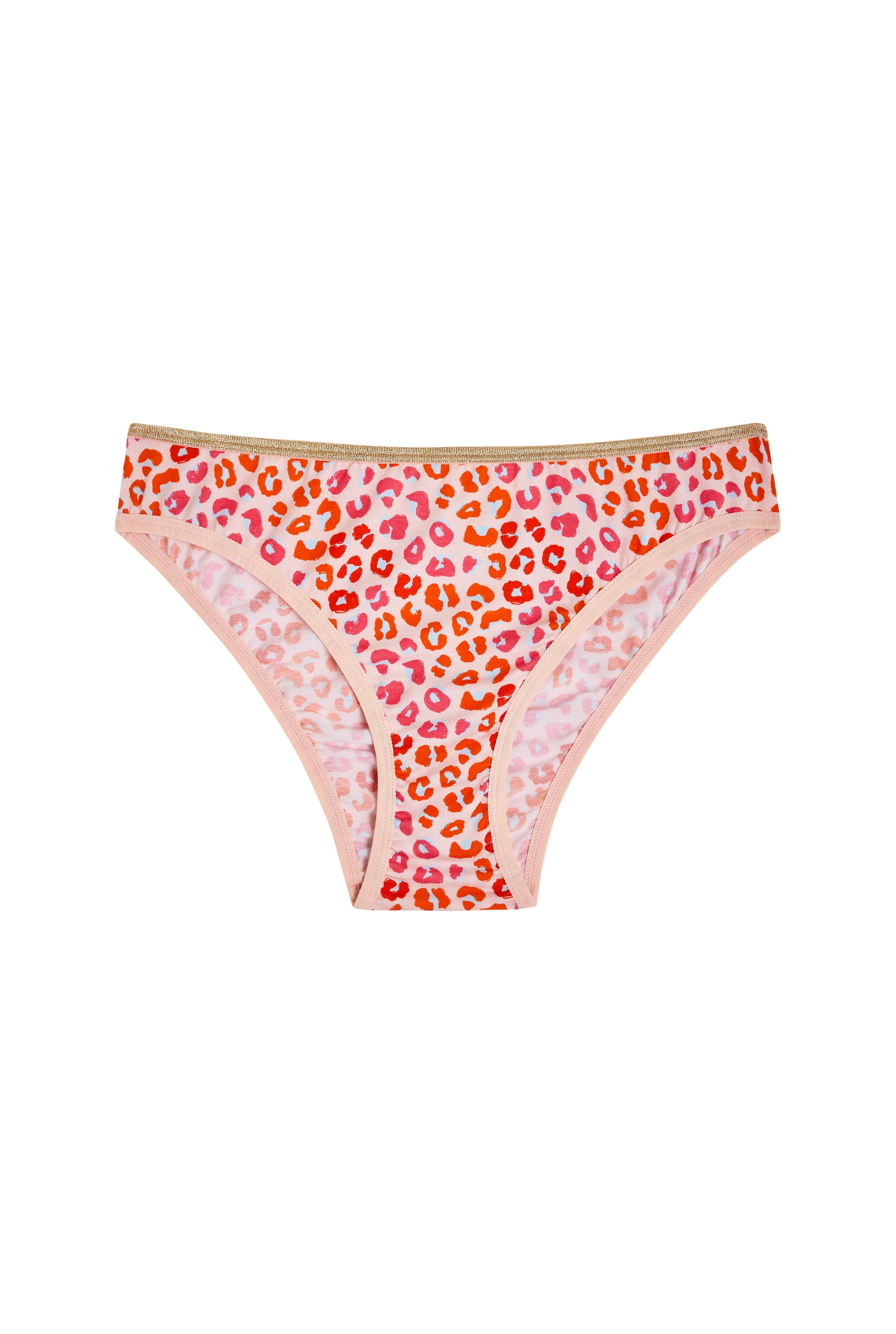 Culotte Lurex - Léopard Rose