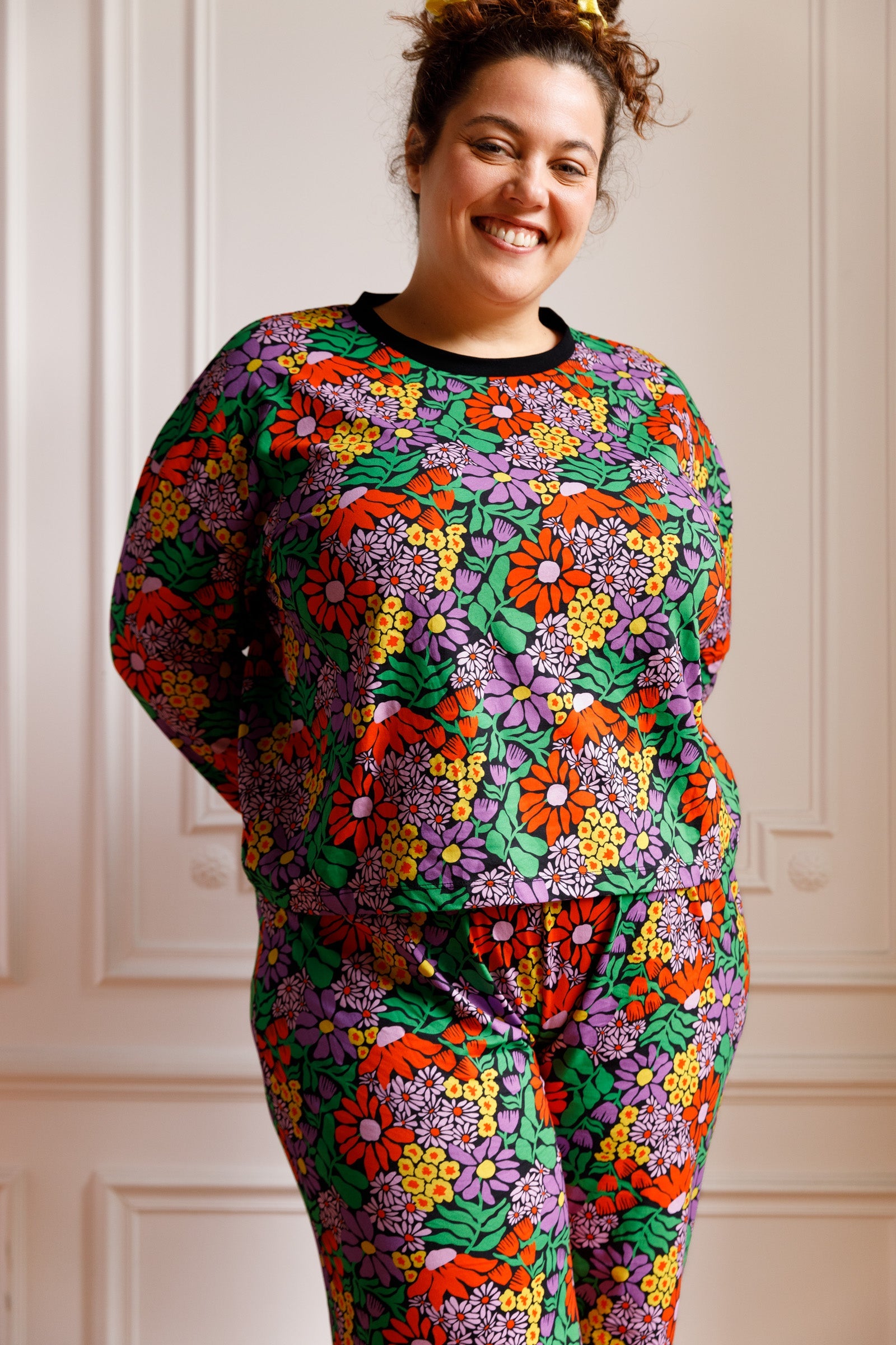 Amandine fait 1m70 et du 44 et porte une taille XL*
