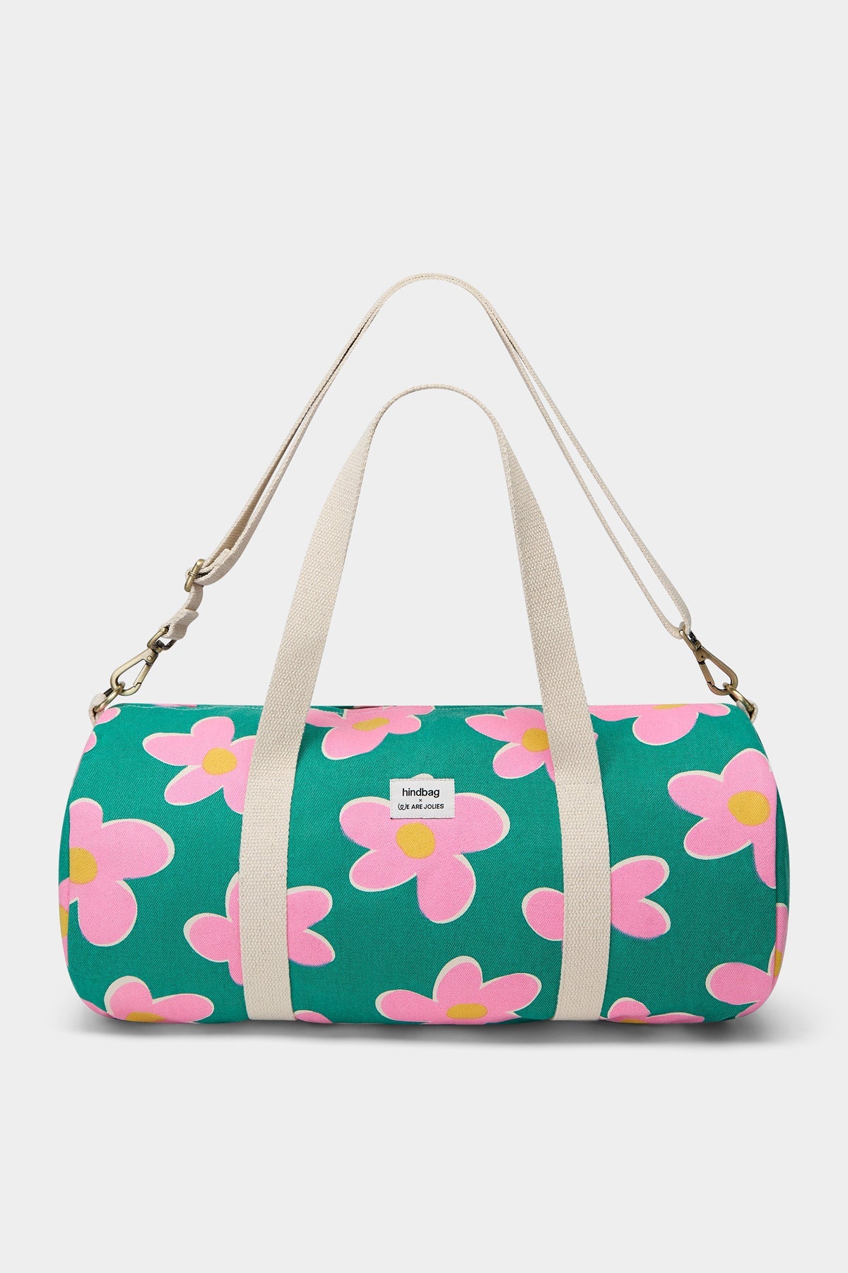 Sac polochon Simon WAJ x Hindbag - Big Flowers
