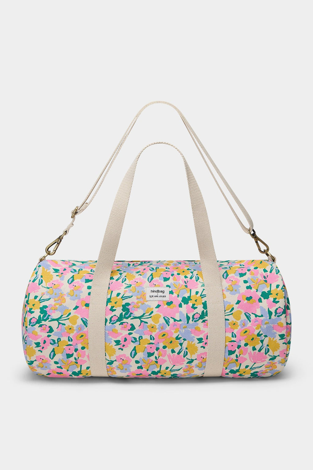 Sac polochon Simon WAJ x Hindbag - Pastel Bloom